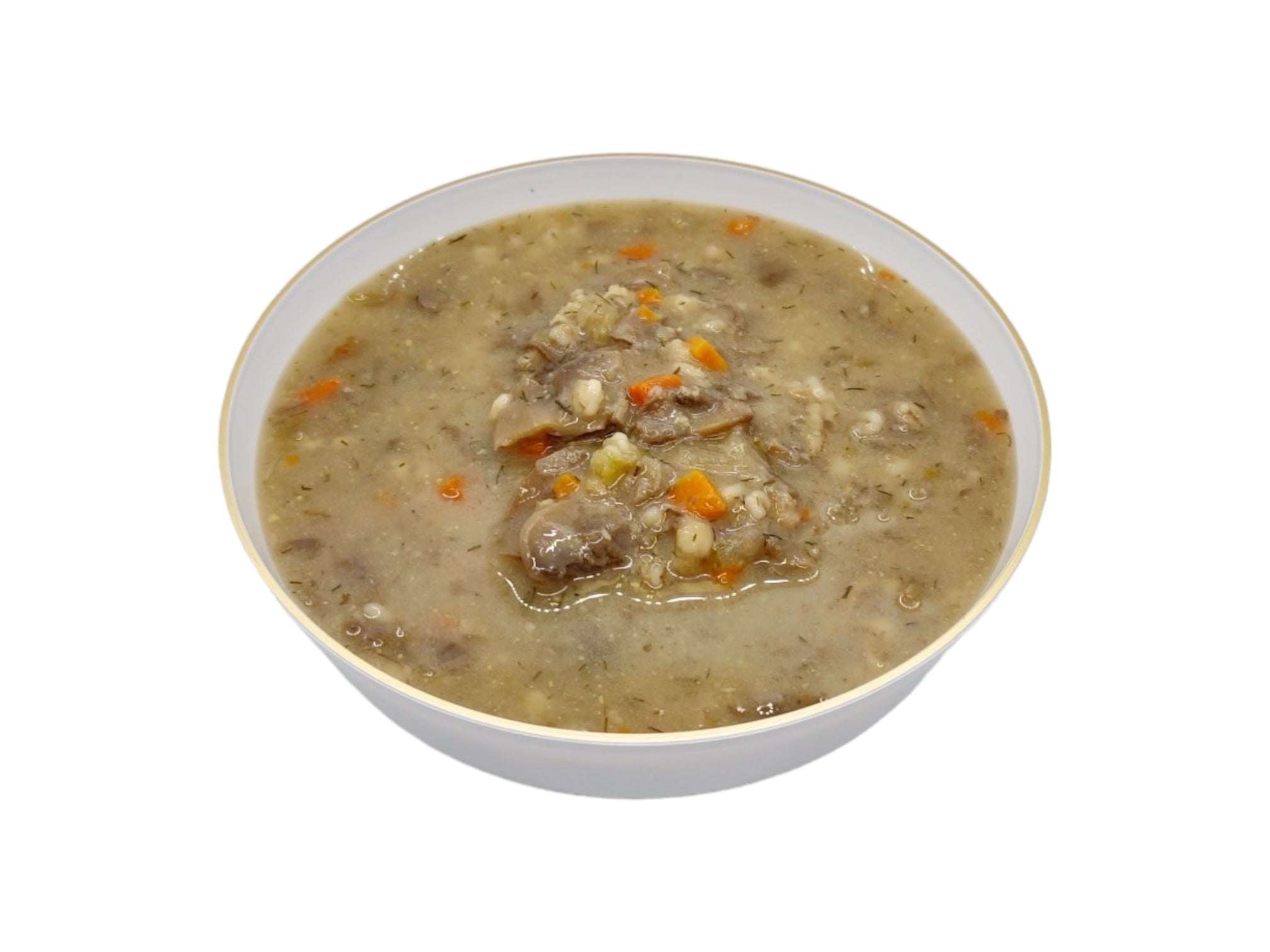 Mushroom Barley Soup (Cold)